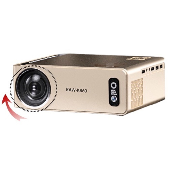 Máy Chiếu Mini KAW K860, Giải Trí Gia Đình, Xem Bóng Đá, Chơi Game Cực Đã Trên Màn Hình Lớn