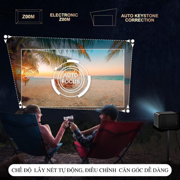 Máy Chiếu Mini KAW KP935 Chính Hãng - Nhỏ Gọn, Tiện Lợi, Trình Chiếu Mọi Lúc Mọi Nơi