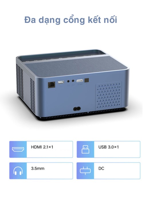 Máy Chiếu Mini Kaw K880, Xem Phim, Chơi Game, Thuyết Trình Tiện Lợi, Độ Sáng Tốt