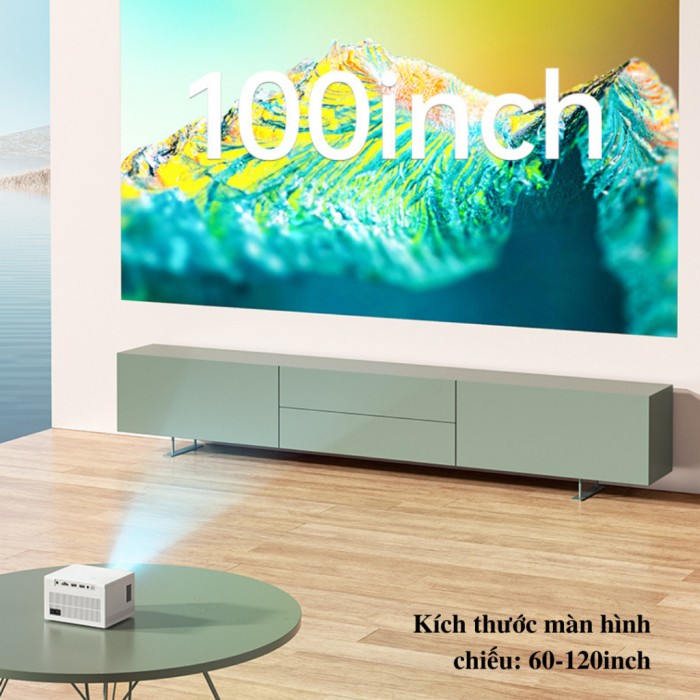 Máy chiếu 4K siêu nét Kaw K650 Plus, Công Nghệ Hình Ảnh Tiên Tiến, Tỷ Lệ Tương Phản Cao, Màu Sắc Rực Rỡ