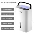 Máy Hút Ẩm Không Khí KAW K4L - Hút Ẩm Nhanh, Ngăn Nấm Mốc, Khử Mùi, Yên Tĩnh
