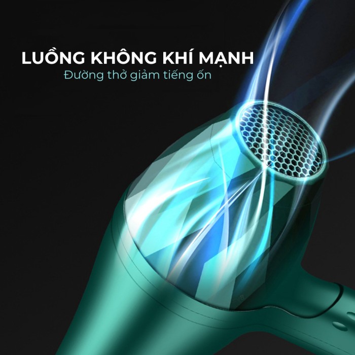 Máy Sấy Tóc Thông Minh, Sấy Tóc Nhanh Chóng, Tóc Mềm Mượt, Không Lo Quá Nhiệt