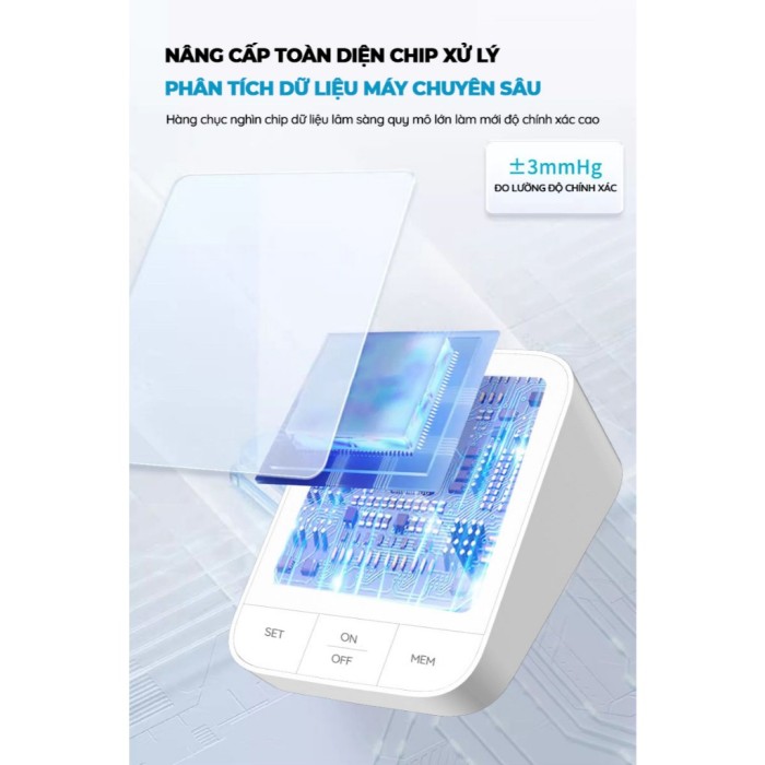 Máy Đo Huyết Áp KAW Cảm Biến Thông Minh - Đo Nhanh, Chính Xác, Tiện Lợi