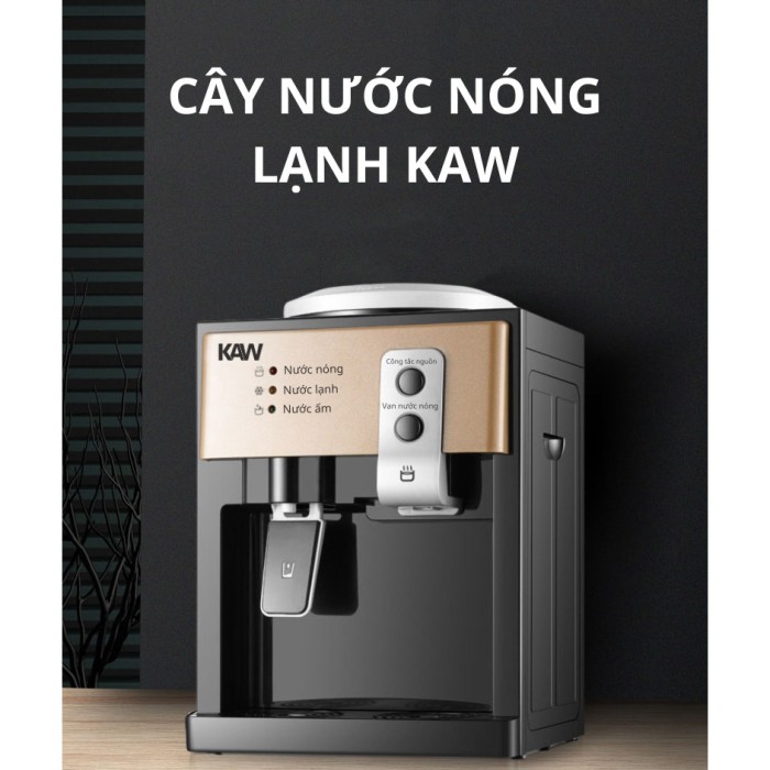 Máy Nước Uống Nóng Lạnh KAW Mini, Tiết Kiệm Không Gian, Đa Chức Năng, Dễ Sử Dụng