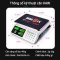 Cân Tính Tiền Điện Tử KAW K550, Thiết Kế Bền Bỉ, Dung Lượng Lớn, Phù Hợp Kinh Doanh