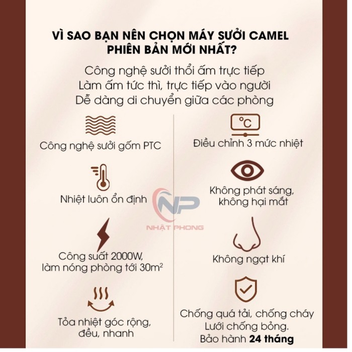 Đèn Sưởi Gốm KAW Chính Hãng - Sưởi Ấm Nhanh, An Toàn, Tiết Kiệm Điện