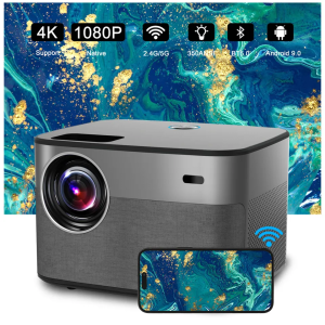 KAW BS0067 - Máy Chiếu 4K Giá Tốt, Xem Phim, Chơi Game Cực Đỉnh Với Hình Ảnh 4K