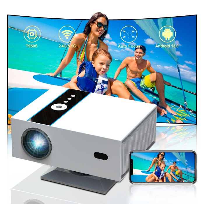 Máy Chiếu XNANO 4K Full HD, Hình Ảnh Siêu Mịn Chuẩn 4K, Tương Thích Full HD