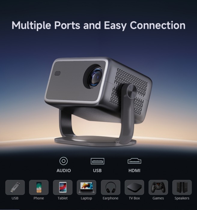 Tripsky L018, Máy Chiếu Giá Rẻ, Chất Lượng Ổn Định, Dễ Thiết Lập