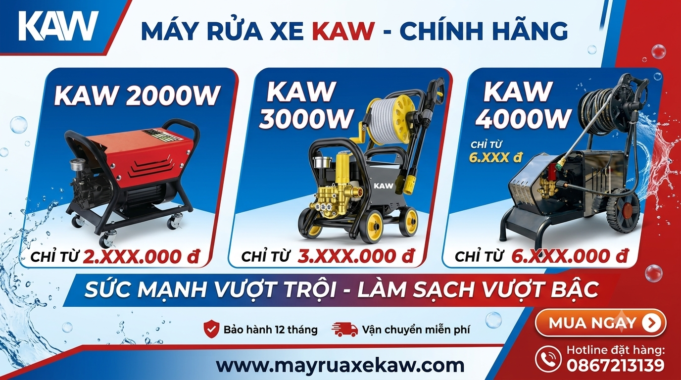 Máy rửa xe KAW