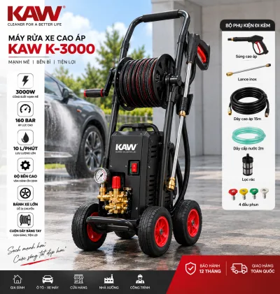 Máy rửa xe cao áp KAW K-3000